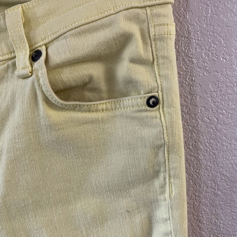 Rag & Bone Lemon Yellow Skinny Jeans - Picture 11 of 15